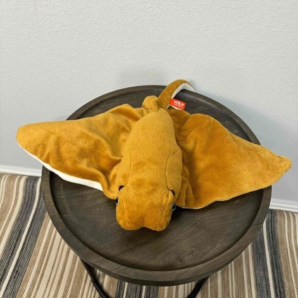 Wild Republic Cownose Ray Stuffed Animal Plush Toy Sea Critter Brown - Picture 1 of 10
